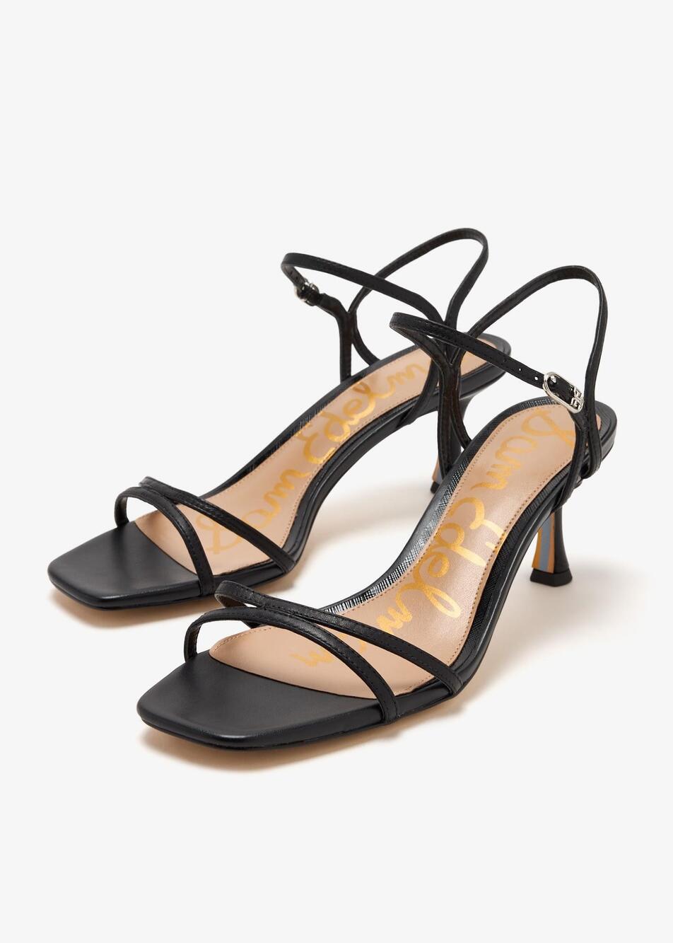 NWT Sam Edelman - Black Presley Kitten Heel Sandal - 8